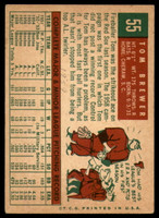1959 Topps #55 Tom Brewer Excellent  ID: 161301
