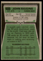 1975 Topps #313 John Riggins Excellent+  ID: 187927