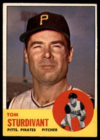 1963 Topps #281 Tom Sturdivant EX++ Excellent++  ID: 113198