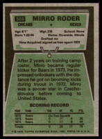 1975 Topps #508 Mirro Roder Near Mint or Better  ID: 209326