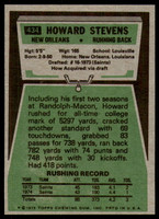 1975 Topps #434 Howard Stevens Near Mint or Better  ID: 209597