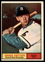 1961 Topps #13 Chuck Cottier NM Near Mint  ID: 111965