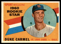 1960 Topps #120 Duke Carmel RS Ex-Mint RC Rookie ID: 161894