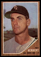 1962 Topps #8 Ray Herbert Excellent+  ID: 169333
