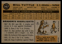 1960 Topps #367 Bill Tuttle EX/NM 