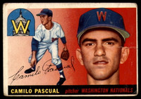 1955 Topps #84 Camilo Pascual G/VG Good/Very Good RC Rookie