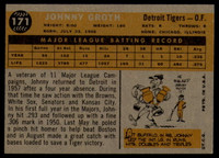 1960 Topps #171 Johnny Groth EX/NM  ID: 107656
