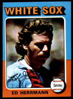 1975 Topps Mini #219 Ed Herrmann Ex-Mint  ID: 247777