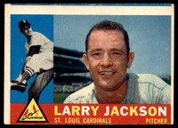 1960 Topps #492 Larry Jackson VG/EX Very Good/Excellent 