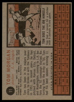 1962 Topps #11 Tom Morgan Excellent+  ID: 179364