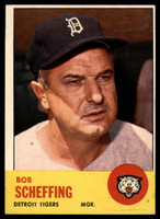 1963 Topps #134 Bob Scheffing MG EX/NM  ID: 113574
