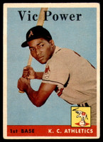 1958 Topps #406 Vic Power UER G-VG  ID: 186280