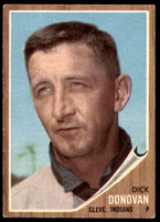 1962 Topps #15 Dick Donovan UER Excellent+  ID: 188840