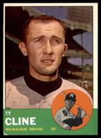 1963 Topps #414 Ty Cline EX++ Excellent++  ID: 113334