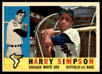 1960 Topps #180 Harry Simpson Ex-Mint  ID: 196538