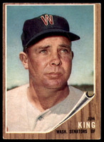 1962 Topps #42 Jim King UER Excellent+  ID: 188862