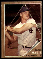 1962 Topps #1 Roger Maris EX Off Center Yankees