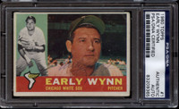 1960 Topps #1 Early Wynn PSA/DNA Auto Signed Chicago White Sox Autograph Vintage Sig