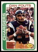 1978 Topps #499 Dan Fouts Ex-Mint  ID: 159445