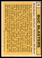 1963 Topps # 18 Smoky Burgess/Dick Stuart/Roberto Clemente/Bob Skinner Buc Blasters EX/NM  ID: 89140