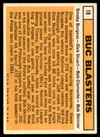 1963 Topps # 18 Smoky Burgess/Dick Stuart/Roberto Clemente/Bob Skinner Buc Blasters EX++  ID: 89142