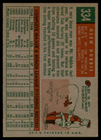 1959 Topps #334 Glen Hobbie Ex-Mint 