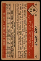 1953 Bowman Color #150 Carl Scheib EX Excellent 