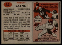 1957 Topps #32 Bobby Layne NM 