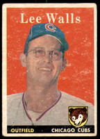1958 Topps #66 Lee Walls G-VG 