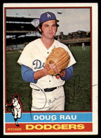 1976 Topps #124 Doug Rau Signed Auto Autograph 