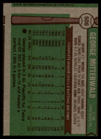 1976 Topps #506 George Mitterwald Signed Auto Autograph 