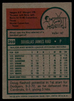 1975 Topps #269 Doug Rau Signed Auto Autograph 