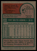 1975 Topps #399 Terry Harmon Signed Auto Autograph 