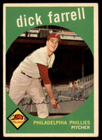 1959 Topps #175 Dick Farrell EX++ Excellent++  ID: 101376