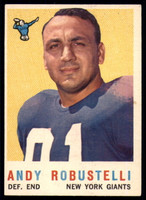 1959 Topps #147 Andy Robustelli Very Good 