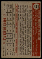 1952 Topps #99 Gene Woodling EX ID: 78469