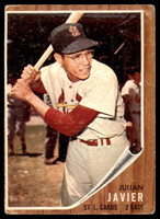 1962 Topps #118 Julian Javier Very Good  ID: 194831