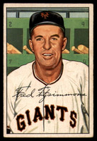 1952 Bowman #234 Freddie Fitzsimmons CO EX