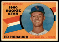 1960 Topps #131 Ed Hobaugh RS EX Excellent RC Rookie ID: 107549