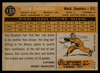 1960 Topps #123 Dan Dobbek RS Excellent+  ID: 196135