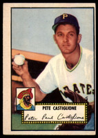 1952 Topps #260 Pete Castiglione EX ID: 53904