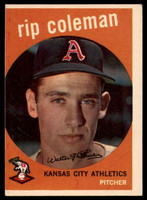 1959 Topps #51 Rip Coleman VG/EX Very Good/Excellent 