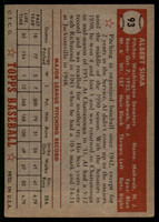 1952 Topps #93 Al Sima EX++ RC Rookie ID: 53806
