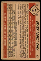 1953 Bowman Color #141 Spec Shea VG ID: 77369
