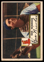 1952 Topps #121 Gus Niarhos EX Excellent 