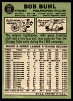 1967 Topps # 68 Bob Buhl Excellent+  ID: 166216
