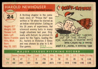 1955 Topps #24 Hal Newhouser EX ID: 56382