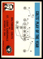 1965 Philadelphia #14 Don Shula Colts Play of the Year NM+  ID: 90959