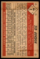 1953 Bowman Color #5 Sid Gordon EX