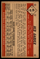 1953 Bowman Color #47 Ned Garver EX